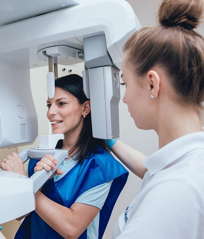 Advanced prosthodontist technology.