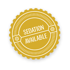 Sedation available badge